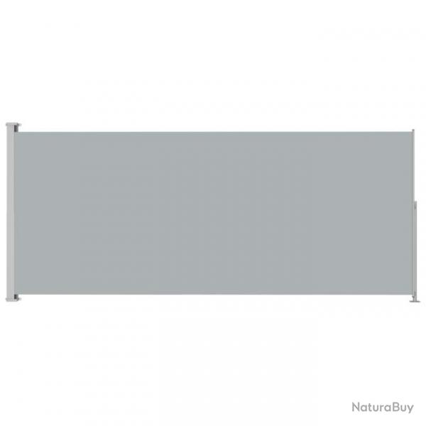 Auvent latral rtractable de patio 180 x 500 cm gris 02_0007337