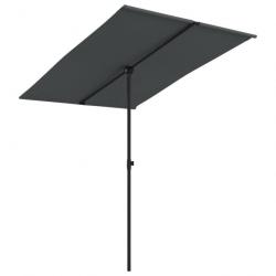 Parasol d'extérieur avec mât en aluminium 2 x 1,5 m anthracite 02_0008225