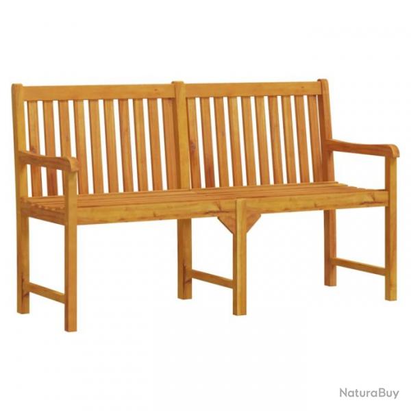 Banc de jardin meuble de patio d'extrieur terrasse 150 x 55,5 x 90 cm bois solide d'acacia 02_0011