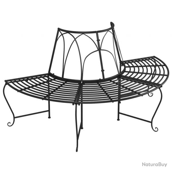 Banc de jardin meuble de patio d'extrieur terrasse demi-circulaire tour d'arbre diamtre 159 cm no