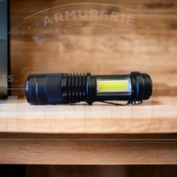 Lampe de poche rechargeable focale ajustable achat direct