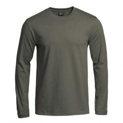 T shirt Strong manches longues vert olive Vert Olive
