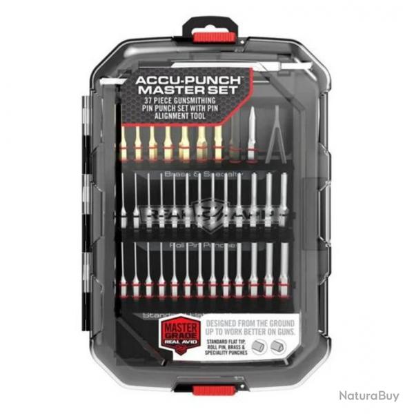 Set de chasse goupille REAL AVID 37 pices