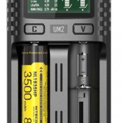 Chargeur de Batterie Nitecore UM2 - 2 accus (Neuf)