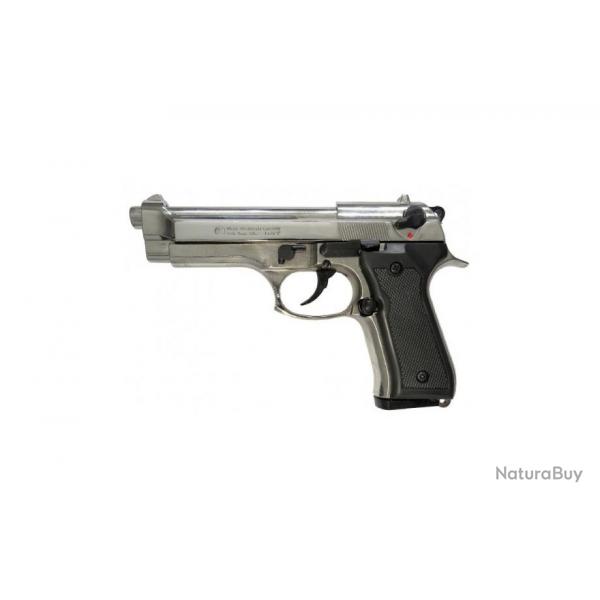 PISTOLET 92 AUTO CAL. 9MM PA CHROME NEW VERSION