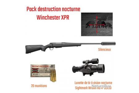 Pack winchester Xpr : Lunette Hawke et Silencieux, sur chasse concept