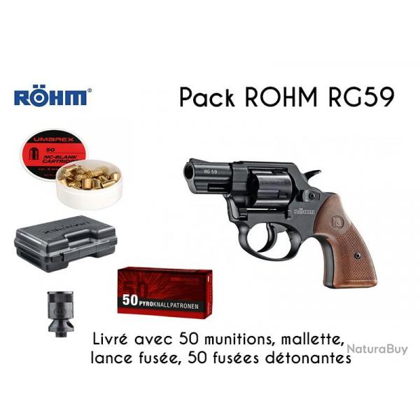 Pack effarouchement revolver Rhm RG 59 cal. 9 mm RK 