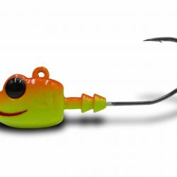 Tête Plombée VMC Frog Jig Firetiger 10g Par 3 1/0