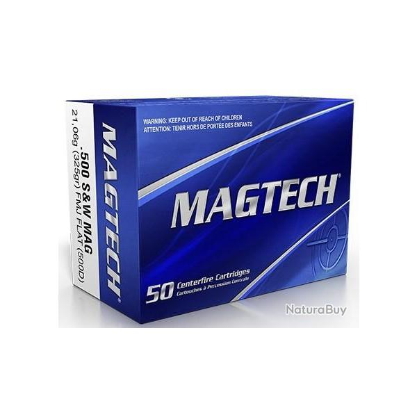 20 Cartouches MAGTECH 500 SW MAG 325GR FMJ