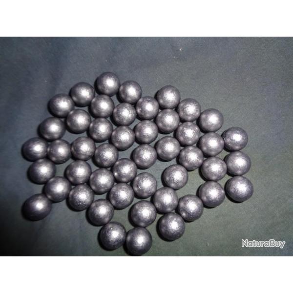 100 Balles ronde Calibre .434/435 inch roules graphites