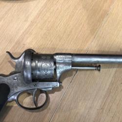 Revolver à broche le faucheux 12mm 1854,