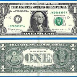 Usa 1 Dollar 2017 A Mint Kansas City J10 Washington Dollar Billet Etats Unis US