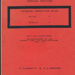 FASICULE THE DEVELOPPEMENT OF 7,92x33 KURZ par Labett et Brown en anglais 38 Pages