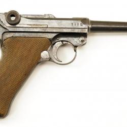 Pistolet P08 fabrication dwm en 1916 9265 calibre 9x19