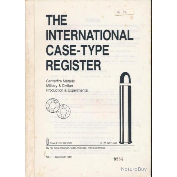 THE INTERNATIONAL CASE TYPE REGISTER Par ANDERSEN