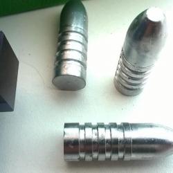 100 Ogives du moule HENSEL SPECIAL Gibbs et Volunteer calibrées / graissées.451 ou .450 - 540 grains