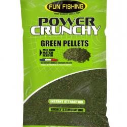 Amorce Fun Fishing Power Crunchy - 2kg Green Pellet