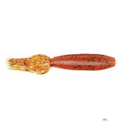 Leurre Souple Gary Yamamoto Fat Ika 10cm 196 - Pumpkin Black & Green