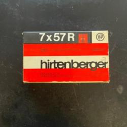 1 boîte de balles Hirtenberger 7x57R