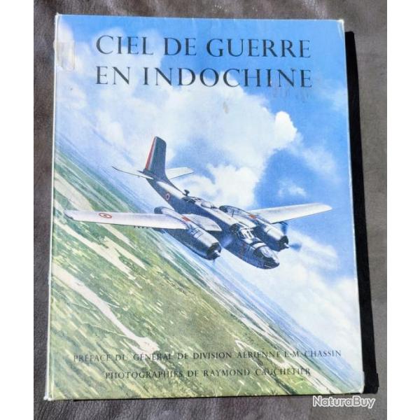 RARE Ciel de guerre en Indochine album photo de Raymond Cauchetier -  1953