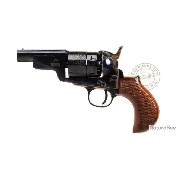 Revolver PIETTA Navy Yank Snubnose 1851 Cal. 44 - crosse arrondie quadrille - Canon 3''