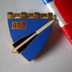 insigne militaire collection 402° Régiment  Artillerie Antiaérienne