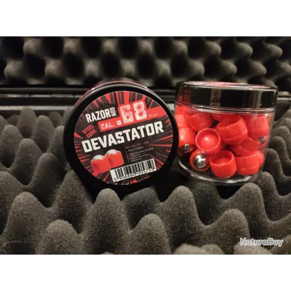 70 balles mtalliques pour Hds 68 Calibre .68 Devastator