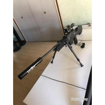 Carabine à air comprimé Black Ops type sniper cal. 4,5 mm