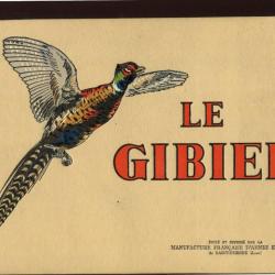 LE GIBIER  Manufacture Française de D,ARMES ET CYCLES 1939