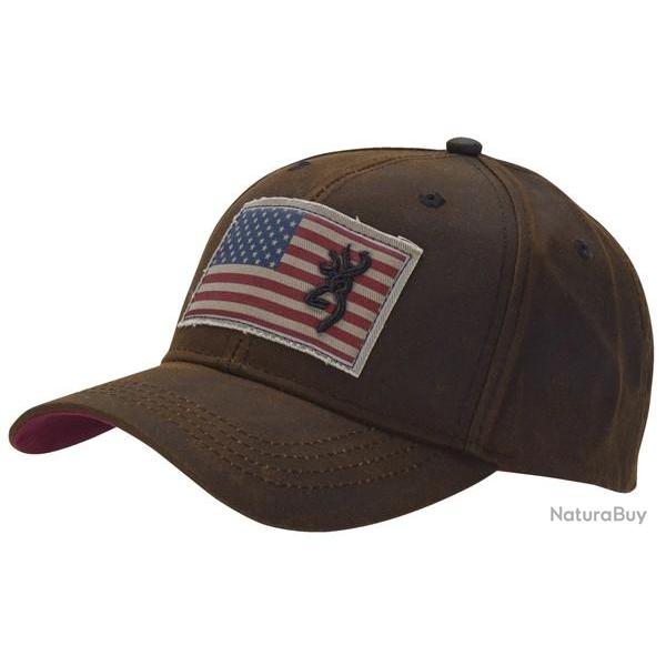 Casquette Browning Liberty wax marron Taille unique