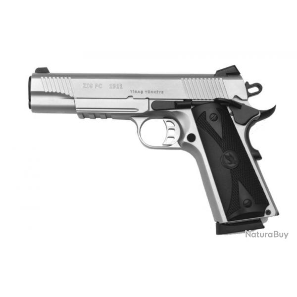 Pistolet TISAS ZIG PC 1911 Inox cal 45 ACP