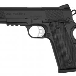 Pistolet TISAS ZIG PCS 1911 Noir cal 45 ACP