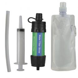 PROMO - Kit complet de purification de l'eau portable - Noir vert