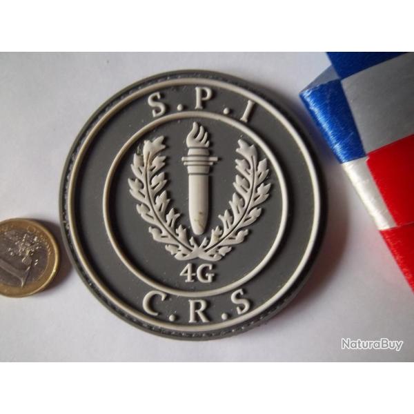cusson obsolte ! collection police CRS insigne PVC