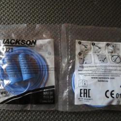 5 SACHETS DE BOUCHON D'OREILLE H10 Jackson Safety (NEUF - dans son emballage scellé)(Lot N°21)