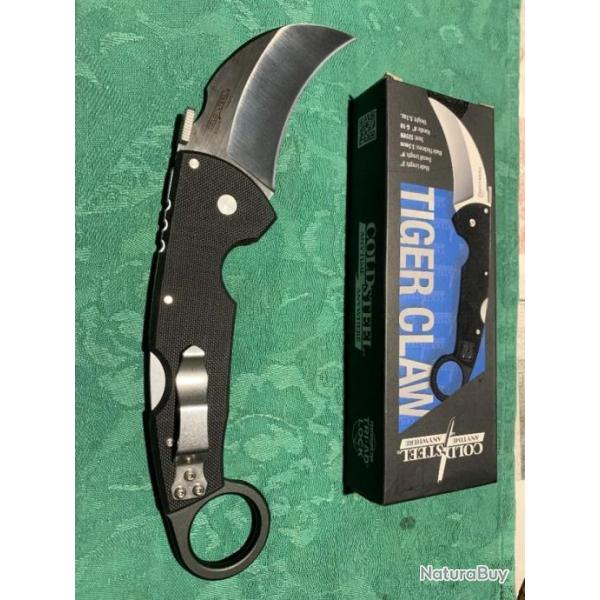 couteau cold steel tiger claw karambit