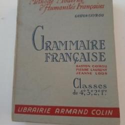 Livre ancien de grammaire française