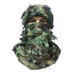 PROMO - Cagoule de camouflage 3D respirante en maille de camouflage - Modèle 3