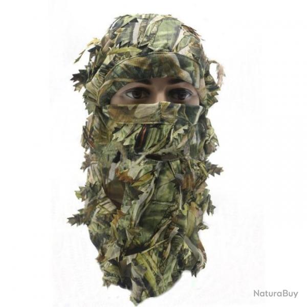 PROMO - Cagoule de camouflage 3D respirante en maille de camouflage - Modle 4