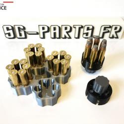 Pack Bloc chargement (4) + 2 Speed Loader Revolver 6 coups 38SP/357MAG **M**