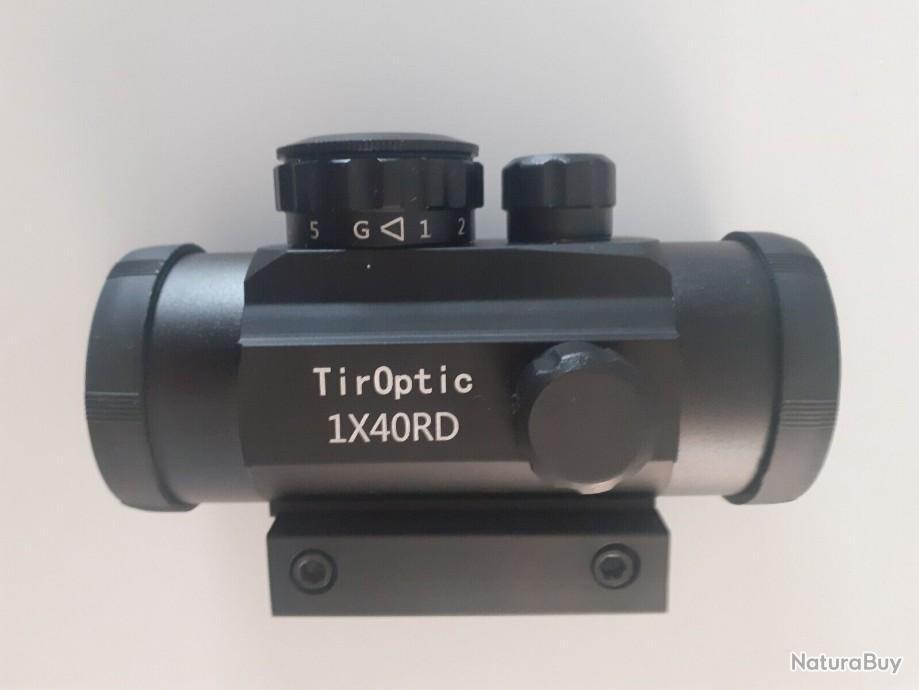 Acheter DOCTER 1x40 lunette de visée tactique point rouge portée vue chasse  holographique point vert vue avec support de Rail 11mm 20mm