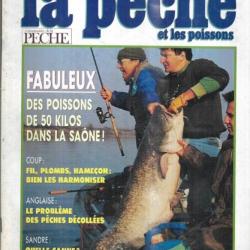la pêche et les poissons 563 avril 1992 , silures, lignes au coup, truite au toc,, anglaise grands f