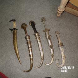 lot de 5 Couteau africain  syria berbere  KOUMIA ?