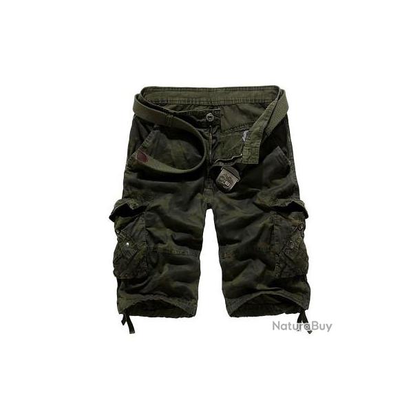 Short cargo camouflage - Army Green