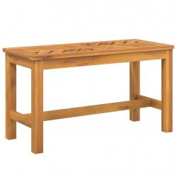 Banc de jardin meuble de patio d'extérieur terrasse 80 x 35 x 45 cm bois massif d'acacia 02_0011324