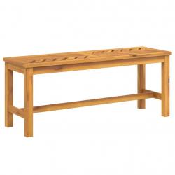 Banc de jardin meuble de patio d'extérieur terrasse 110 x 35 x 45 cm bois massif d'acacia 02_0011172