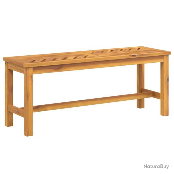 Banc de jardin meuble de patio d'extrieur terrasse 110 x 35 x 45 cm bois massif d'acacia 02_0011172