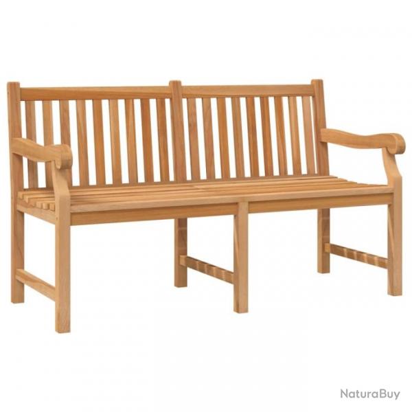 Banc de jardin meuble de patio d'extrieur terrasse 150 x 69 x 92 cm bois de teck massif 02_0011248