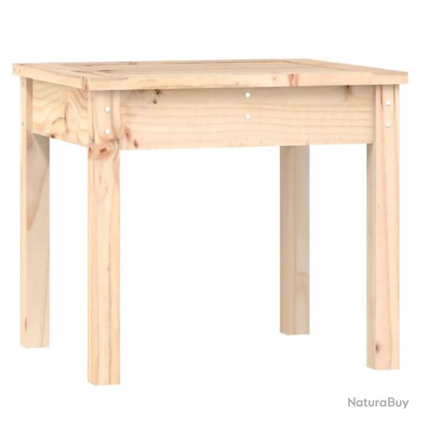 Banc de jardin meuble de patio d'extrieur terrasse 50 x 44 x 45 cm bois massif de pin 02_0011322