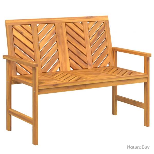 Banc de jardin meuble de patio d'extrieur terrasse 109 x 62,5 x 89 cm bois massif d'acacia 02_0011